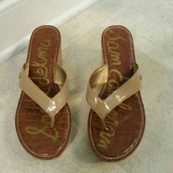 Sam Edelman Shoes - Women's size 9m Sam Edelman nude thong sandals